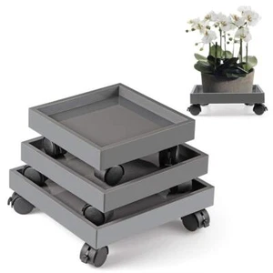 "Skelang Square Plant Caddy Wheeled Planter Trays ABS Plant Pallet Heavy Duty... - Picture 1 of 7