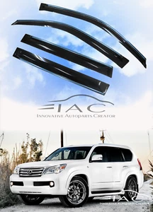 Chrome Trim Side Window Visors Guard Vent Deflectors For Lexus GX460 J150 10-23 - Picture 1 of 8