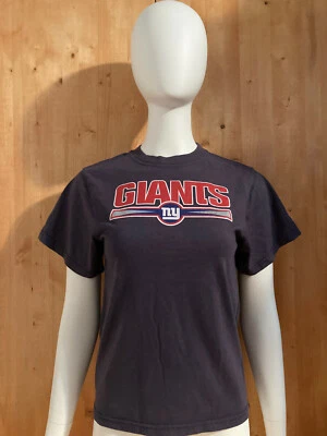 REEBOK NY GiANTS 足球图案印花青少年 T 恤 M 中号 MD — 第 1/4 张图片