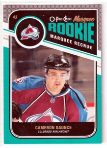 2011-12 O-Pee-Chee #591 Cameron Gaunce RC - Colorado Avalanche