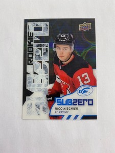 2017-18 Upper Deck Ice Sub Zero Rookie Variations Black #V4 Nico Hischier