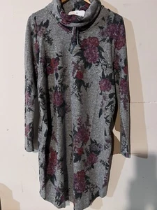 Long Sleeve Sweater Maternity Dress Isabel by Ingrid & Isabel Burgundy L NWT - Picture 1 of 7