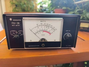 Monacor SWR/Power-Meter FSI-30 CB-Funk, Amateurfunk guter Zustand - Zdjęcie 1 z 5