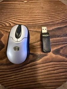 HP Wireless Mini Mouse Mini USB RF Receiver Vintage 2005 EUC!! Tested - Picture 1 of 5