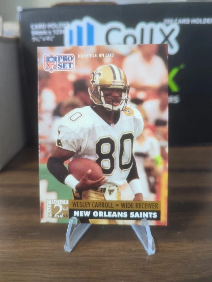 🔥1991 Pro Set Wesley Carroll Rookie New Orleans Saints #771🔥 - Image 1 of 2