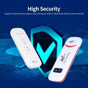 4G LTE USB Modem 4G Router Mobile WiFi Hotspot With SIM Card Slot 150Mbps D HLF - Afbeelding 1 van 4