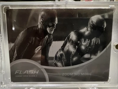 The Flash Trading Cards Season 2 - #Zoom No More - Black printing plate - Image 1 of 4