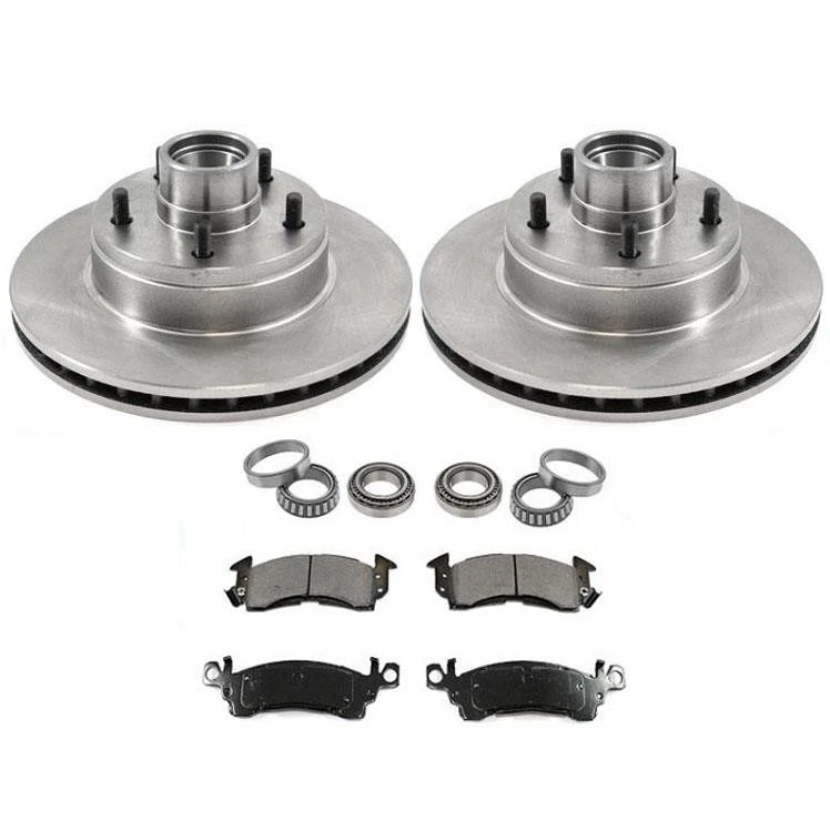 Front Rotors Brake Pads Wheel Bearings for Chevrolet Camaro Z28 1979-1981 - Image 1 of 4