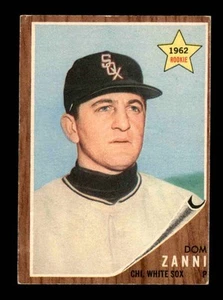 1962 Topps #214 Dom Zanni   EX/EX+ X3421141 - Picture 1 of 3