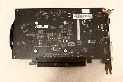 ASUS NVIDIA GeForce GTX1050TI 4GB Overclocked Graphics Card Used - Image 1 of 3