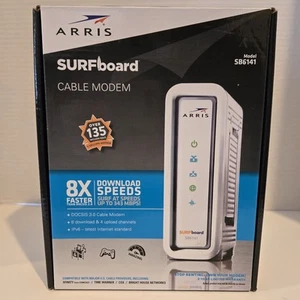 ARRIS SURFboard DOCSIS 3.0 Cable Modem - SB6141 Brand New In box Nos - Picture 1 of 6