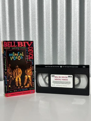 Bellbiv Devoe Mental Videos VHS Tape 1990 Hip-Hop R&B Music Film Show Rare - Image 1 of 4