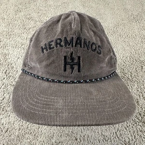 Howler Bros Hermanos Hat Cap Snap Back Brown Corduroy Rope Mens Embroidered - Picture 1 of 9