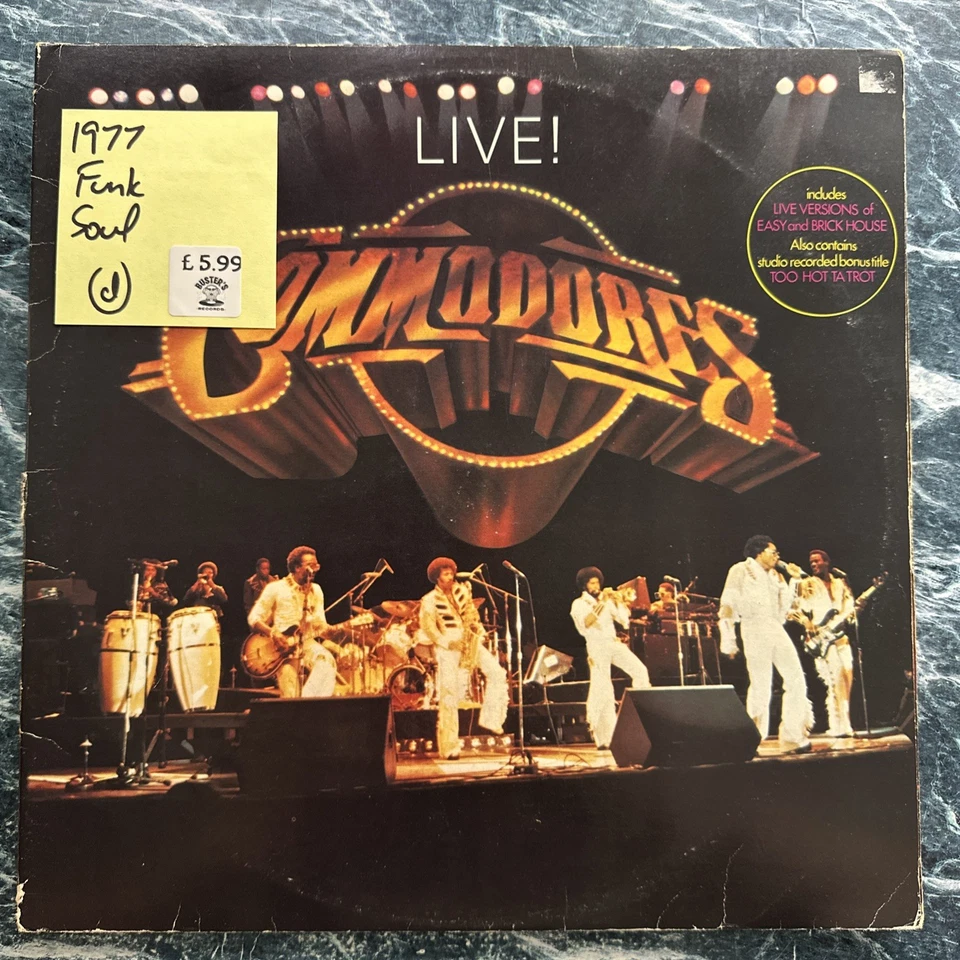 The Commodores - Commodores Live! 2x 12” Vinyl Records 2x VG+ - Image 1 of 4