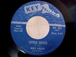 KRIS ARDEN - LITTLE SISTER / THEY CRIED - NM VINYL & EX AUDIO - Picture 1 of 2
