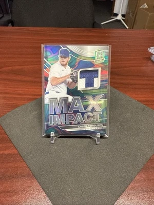 2021 Panini Spectra Max Impact Materials Psychedelic Caleb Ferguson /5 Dodgers 2 - Image 1 of 4