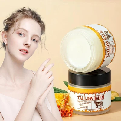 2 Pack Tallow and Honey Balm, Premium Beef Tallow and Wild Honey,Balm for Skin   - Image 1 of 4