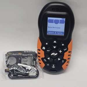 Minn Kota I-Pilot Remote Control Head Unit Orange With Leash Used Good Condition - Picture 1 of 6