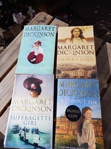 Margaret Dickinson Without Sin Signed Copy Plus 3 Others Paperback - Picture 1 of 4