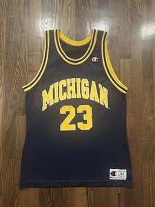 Camiseta deportiva vintage Maurice Taylor #23 Michigan Wolverines Champion talla 44 grande - Imagen 1 de 5