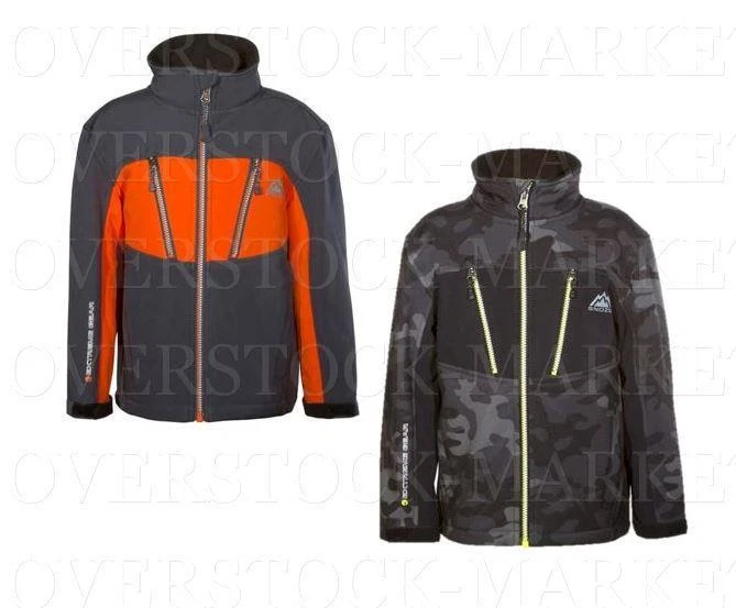 NEW! BOYS SNOZU FLEECE LINED SOFTSHELL JACKET! 2 CHEST POCKETS! VARIETY COLOR SZ - Image 1 of 1