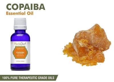 HERBADIET Natural Copaiba Balsam Essential Oil 100% Pure Aromatherapy Therapeutic Oils