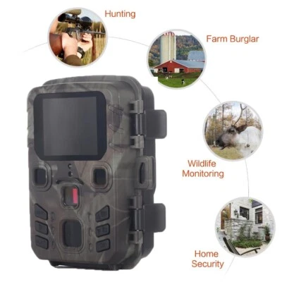 1080P Night Vision Camera 20MP Wildlife Hunting Game Trail Photo Traps Scouting - Image 1 of 4