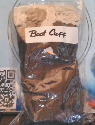 ¡¡¡Vendedor de Estados Unidos!!! Puños de botas con volantes ribete de encaje ¡Nuevo! Topper de calcetines gris pizarra Foto 1 de 2