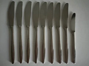 9er Set Dansk VARIATION V (8 Abendessen Messer & 1 Buttermesser) MCM Besteck IHQ X - Bild 1 von 14