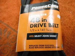 PowerCare Rider 48in Replacement Drive Belt 1010 327 647  John Deere Rider/ZTR - Picture 1 of 3
