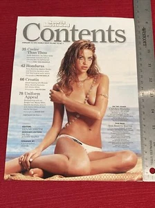 Sexy Piernas de Bikini Supermodelo Ana Beatriz Barros 2005 Estampado Pinup - Imagen 1 de 2