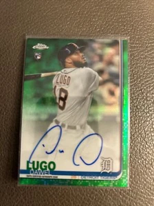 Dawel Lugo 2019 Topps Chrome Green Refractor Rookie Card Auto /99 #RA-DL - Bild 1 von 2
