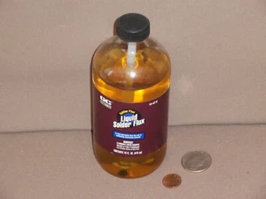 LIQUID SOLDER FLUX, GC ELECTRONICS 10-4216 16fl. oz. Bottle USA 10-4202 - Afbeelding 1 van 6