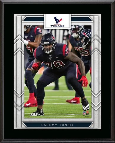 Laremy Tunsil Houston Texans 10.5" X 13" Sublimated Player Plaque Cover