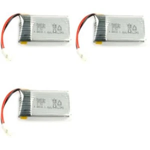 Hubsan X4 H107C 375mAh37 Battery 3.7v 375mAh 25c Li-Po RC Part 3 Pack - Picture 1 of 3