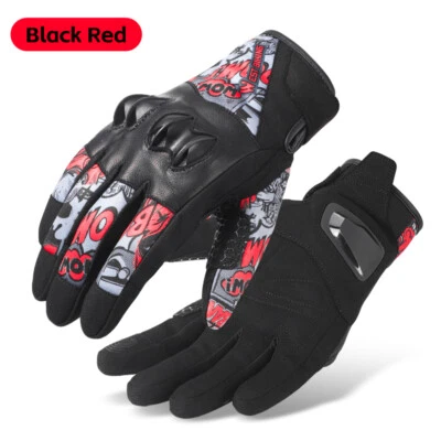 Motorcycle Gloves Knuckle Protection Touch Screen Bike Sports Full Finger Gloves - Изображение 1 из 4