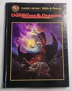 Advanced Dungeons and Dragons Player's Option: Skills & Powers 1st printing 2145 - Imagen 1 de 7