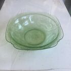 vintage green depression glass bowl