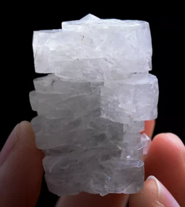 50g Natural Rare Octahedron Pink Fluorescent Calcite mineral specimen/China - Picture 1 of 10