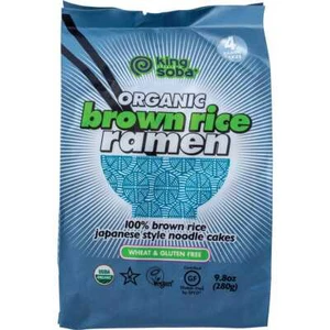 King Soba Organic Brown Rice Ramen Noodles 280g - Picture 1 of 2