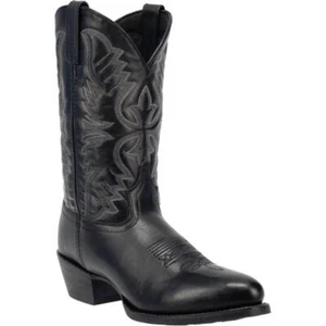 LAREDO MENS BIRCHWOOD BLACK WESTERN BOOTS 68450 M/W 7-17 NEW - Picture 1 of 7