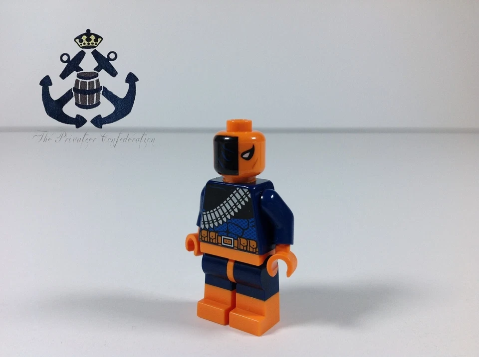 LEGO 2015 DC Comics Minifigura Deathstroke Supervillain sh194 para 76034 Batboat Foto 1 de 1