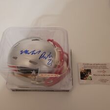 Malcolm Butler New England Patriots Signed Mini Helmet