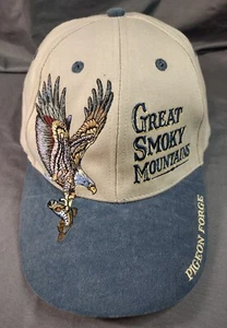 Great Smoky Mountains Eagle 🦅 With Fish 🐟 Baseball Cap Hat Adjustable - Picture 1 of 7