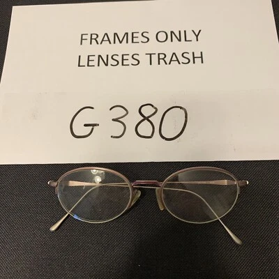 Liz Claiborne LC-144 BUR Round Oval Half Rim Glasses Frames 54[]19 135 G380 - Image 1 of 4