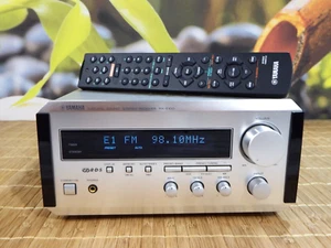 YAMAHA RX-E100 PIANOCRAFT STEREO RECEIVER. SERVICED & TESTED 100 %. AS NEW. - Imagen 1 de 12