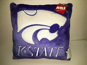 Kansas State Wildcats 15 Zoll x 15 Zoll quadratische Plüschkissenbox mit 4 - Bild 1 von 4