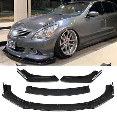 Front Bumper Lip Splitter Spoiler Carbon Style For Infiniti G35 Foto 1 de 4