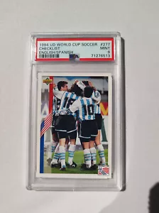Diego Armando Maradona 1994 PSA 9 1-82 Upper Deck FIFA World Cup Soccer USA - Imagen 1 de 6