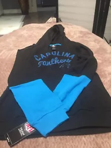 NFL Carolina Panthers Black Girls M-10/12 Sweatshirt Hoody - Picture 1 of 3
